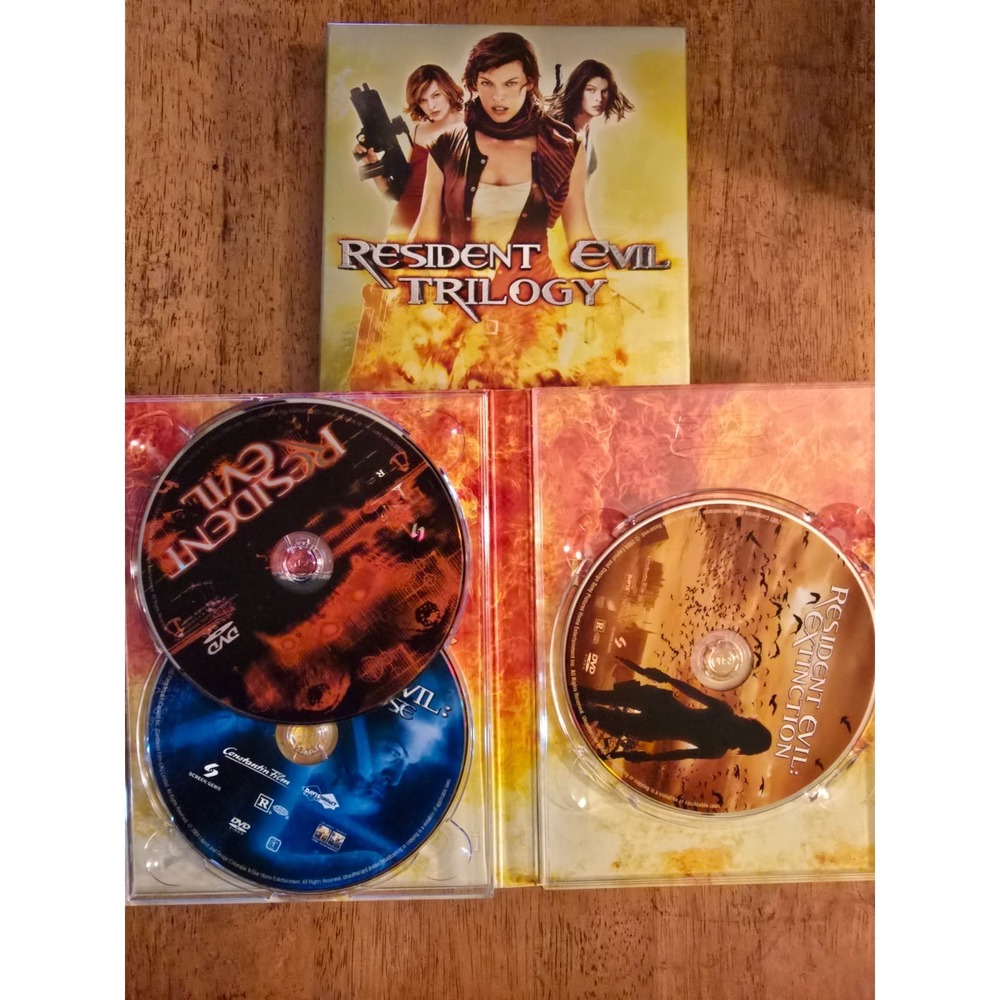 Resident‎ Evil/Resident Evil: Apocalypse/Resident Evil: Extinction (DVD, 2008)